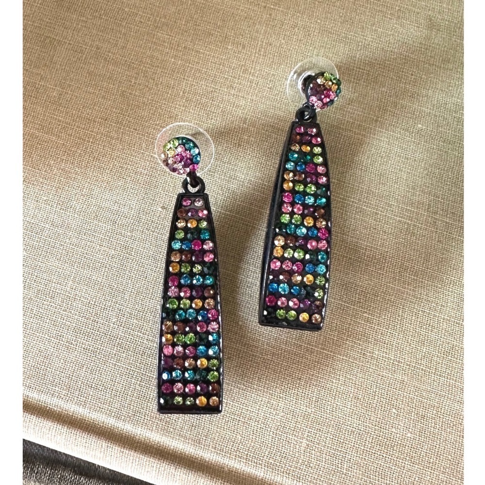 Rhinestone chandelier earrings